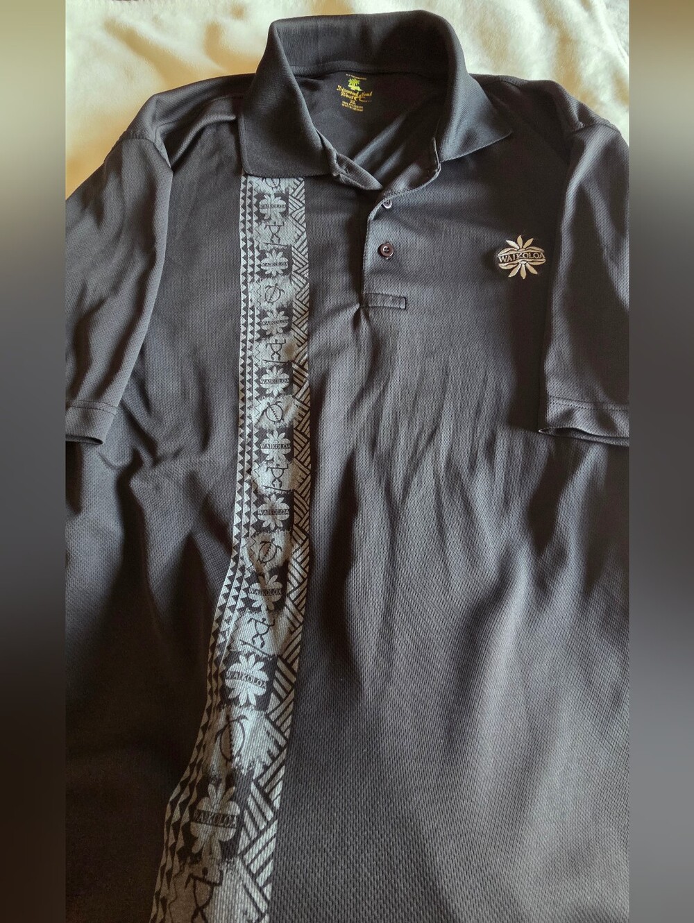 Diamond Head Waikoloa Black Polo Shirt  XL - Picture 2 of 7